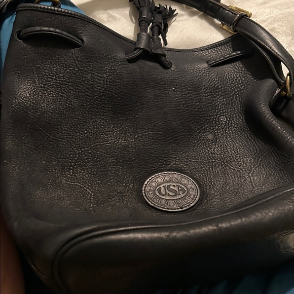 Vintage Dooney and Bourke bucket black purse drawstring - Picture 12 of 16